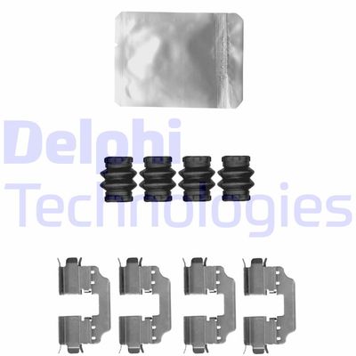 Комплектующие, колодки дискового тормоза DELPHI LX0633 для MERCEDES-BENZ GLA-CLASS