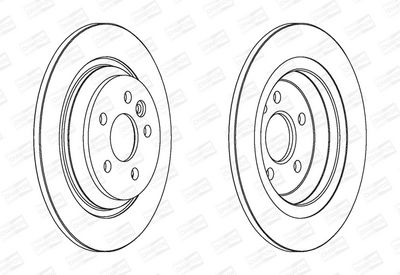 BREMSSCHEIBE CHAMPION 562741CH 1