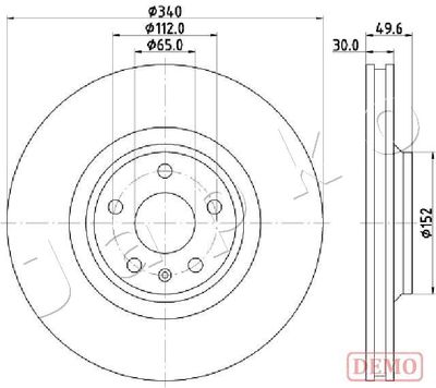 JAPKO 600932C Тормозные диски для AUDI TT (8J3) 3.2 V6 quattro