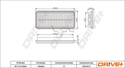 LUFTFILTER DR!VE+ DP1110100655 1