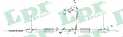 Cable Pull, parking brake C0297B
