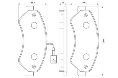 SET PLACUTE FRANA FRANA DISC BOSCH 0986494109 4