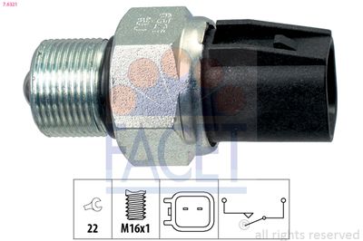 Switch, reverse light 7.6321