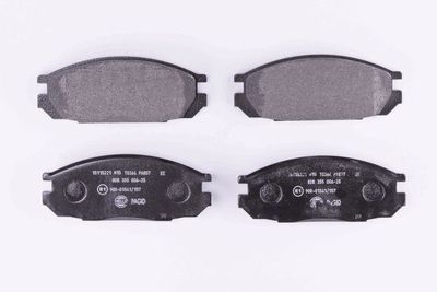 Комплект тормозных колодок, дисковый тормоз HELLA 8DB 355 006-251 для NISSAN PATROL