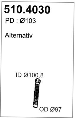 TEAVA FLEXIBILA ESAPAMENT