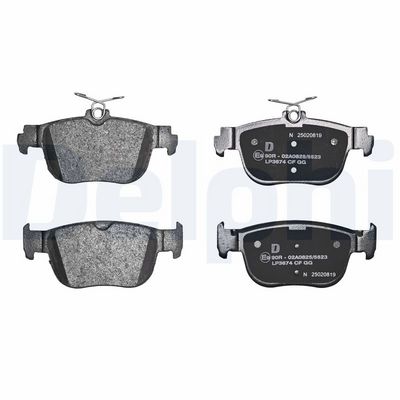 BREMSBELAGSATZ SCHEIBENBREMSE DELPHI LP3674 1