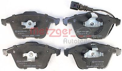 BREMSBELAGSATZ SCHEIBENBREMSE METZGER AUTOTEILE 1170263 1