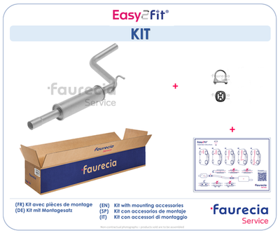 Предглушитель выхлопных газов Faurecia FS80744 для VW CADDY