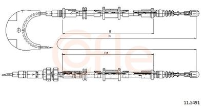 CABLU FRANA DE PARCARE