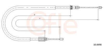 CABLU FRANA DE PARCARE