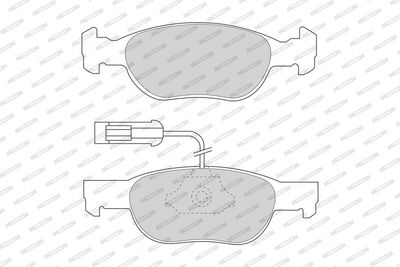 SET PLACUTE FRANA FRANA DISC FERODO FDB1040 1