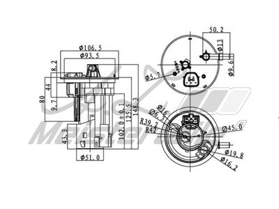 горивен филтър A.Z. Meisterteile AZMT-41-020-1451