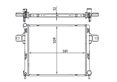 Radiateur - CR1696000S - MAHLE