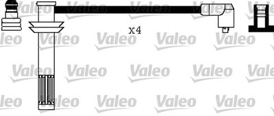 Комплект проводов зажигания VALEO 346543 для LANCIA THEMA