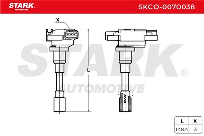 запалителна бобина STARK SKCO-0070038