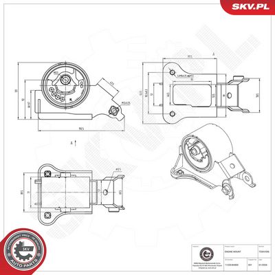 Zavesenie motora ESEN SKV 75SKV506