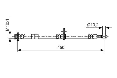 BOSCH Bremsschlauch