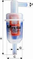 MFILTER DF 11 Паливний фільтр 