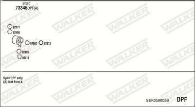 SISTEM DE ESAPAMENT WALKER SEK059605B