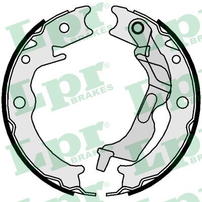 Brake Shoe Set, parking brake 09780