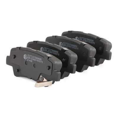 комплект спирачно феродо, дискови спирачки RIDEX 402B0367