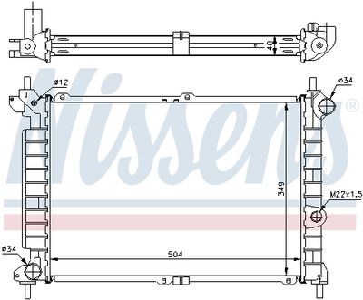 RADIATOR RACIRE MOTOR NISSENS 63291A 4