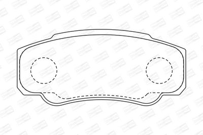 BREMSBELAGSATZ SCHEIBENBREMSE CHAMPION 573115CH 1