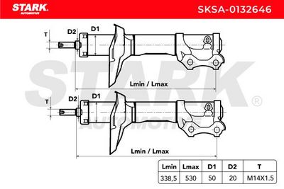 амортисьор STARK SKSA-0132646