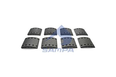 Juego de balatas de freno, freno de tambor