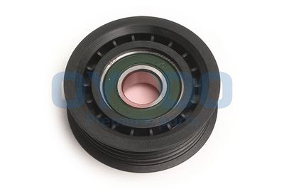 Įtempiklio skriemulys, V formos rumbuotas diržas