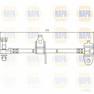 Brake Hose NAPA NBH1118