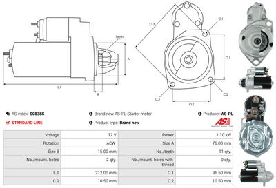 STARTER AS-PL S0838S 4