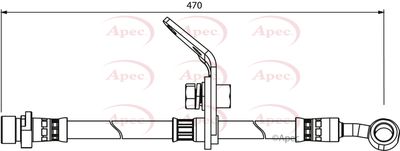 APEC Brake Hose HOS3980