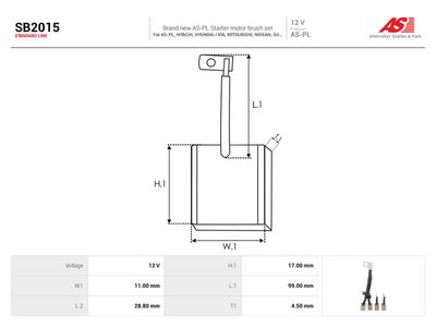 Uhlíkový zberač, štartér AS-PL AS SB2015