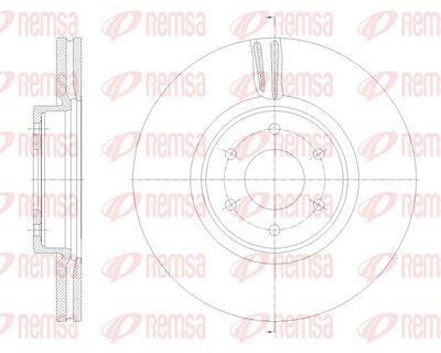 Tarcza hamulcowa REMSA 62136.10