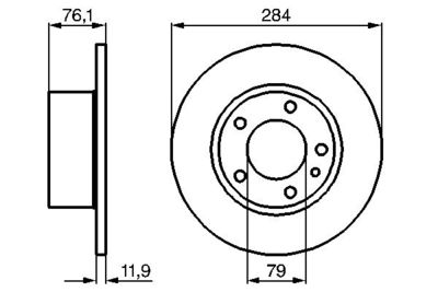 DISC FRANA BOSCH 0986478037