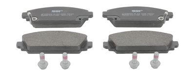 Remblokken set Voor (met extra's  met remklauw geleidingsbouten), past: HONDA ACCORD VI, CIVIC VII 1.6/1.7D/2.0 10.98-09.05