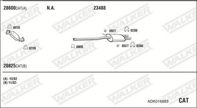 SISTEM DE ESAPAMENT WALKER ADK016883