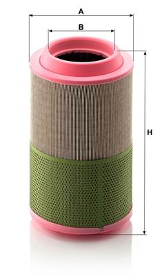 Luchtfilter (patroon) past: NISSAN ATLEON ISB4.5 10.06-