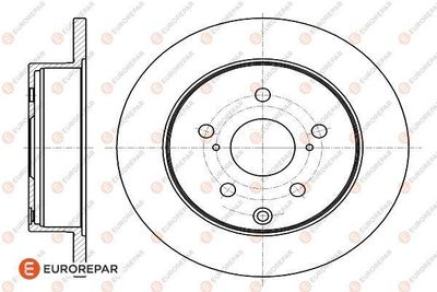Тормозной диск EUROREPAR 1622809380 для LEXUS HS