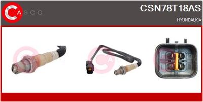 SONDA LAMBDA CASCO CSN78T18AS