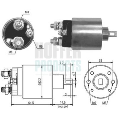 SOLENOID ELECTROMOTOR