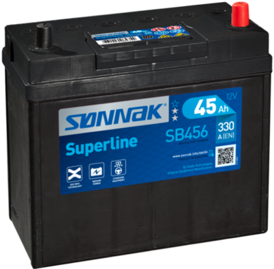 Стартерная аккумуляторная батарея SONNAK SB456 для DAIHATSU SPARCAR