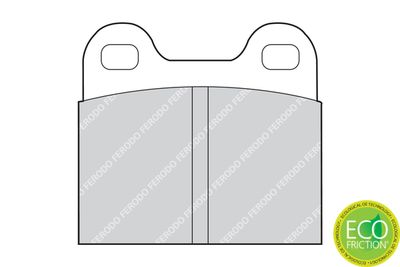 SET PLACUTE FRANA FRANA DISC FERODO FDB3M 1