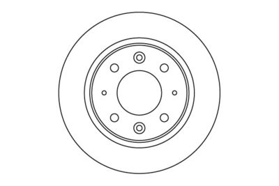 MOTAQUIP LVBD1023Z Тормозные диски для KIA CLARUS