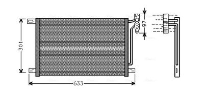 CONDENSATOR CLIMATIZARE AVA QUALITY COOLING BW5215