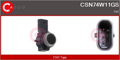 SENSOR AJUTOR PARCARE CASCO CSN74W11GS