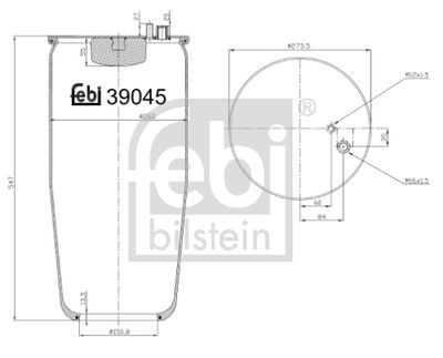 FEBI BILSTEIN Federbalg, Luftfederung