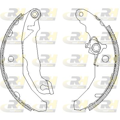 ROADHOUSE 4081.01 Ремкомплект барабанных колодок для FORD FIESTA II (FBD) 1.6 XR2 (FBD) ROADHOUSE 4081.01 Ремкомплект барабанных колодок для FORD FIESTA II (FBD) 1.6 XR2 (FBD)