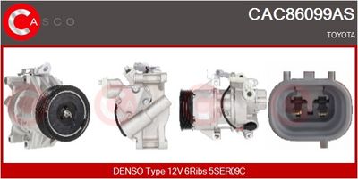 COMPRESOR CLIMATIZARE CASCO CAC86099AS